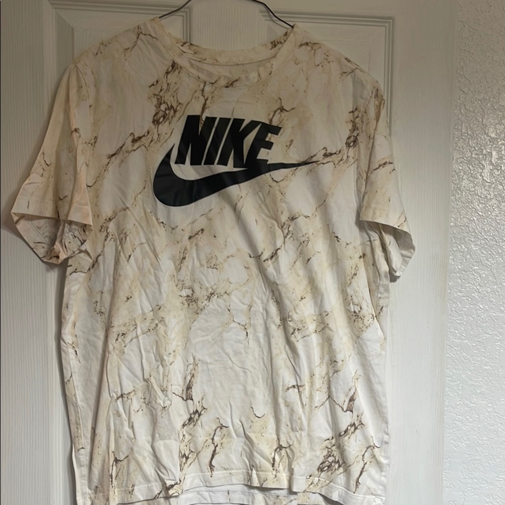 Nike Cream Black Short Sleeve Tee